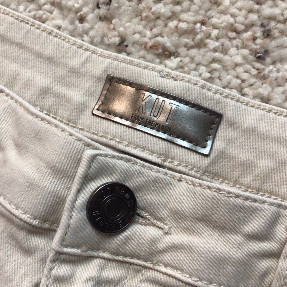 Kut from the Kloth Ashley Cream Barrel Jeans - Picture 13 of 16